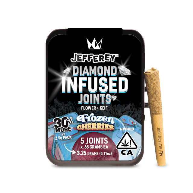 Photograph of product: Frozen Cherries - Jefferey Infused Joint .65g 5 Pack - 