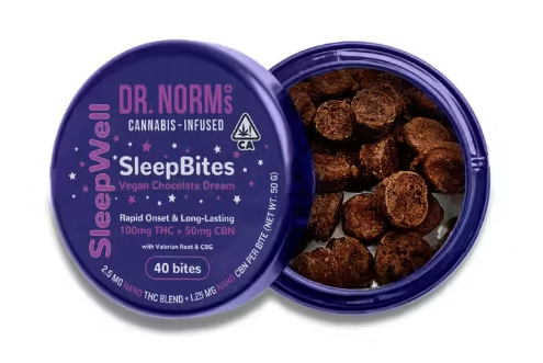 Photograph of product: Brownie Sleep Bites Thc:Cbn