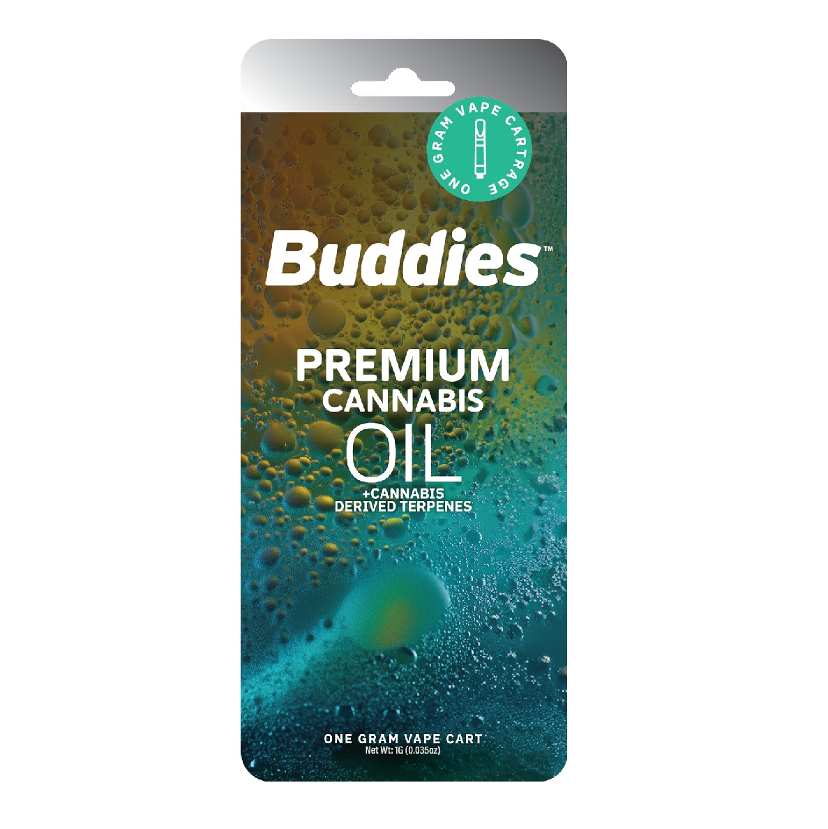 Photograph of product: Gelato Mac Slurricane Live Resin Cartridge (Buddies)