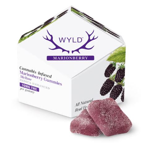 Photograph of product: 10mg Marionberry Oui'd Gummies 10pk