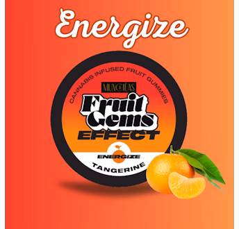 Photograph of product: Munchas Energize Tangerine Fruit Gems