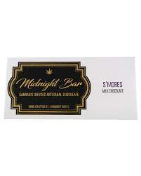 Photograph of product: Midnight Roots | S'mores Milk Chocolate Bar 200 mg | Edible