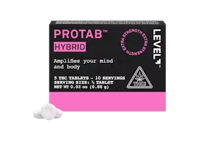 Photograph of product: Level | Protab+ Hybrid 20mg TH-oui Tablets - 100mg