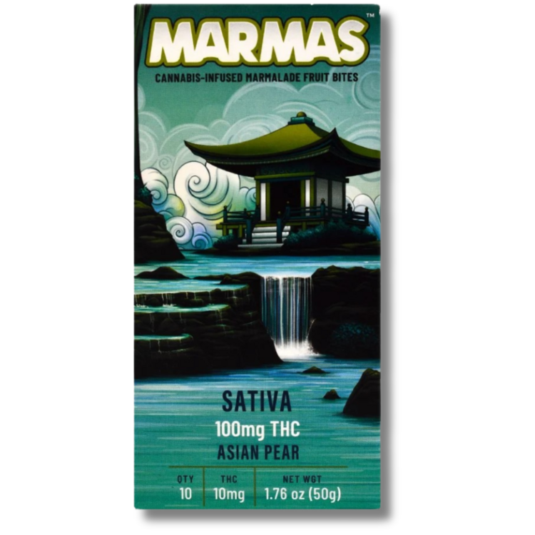 Photograph of product: Asian Pear 10pk Oui'd Gummies Edible (Marmas)