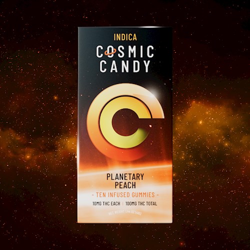 Photograph of product: Planetary Peach Oui'd Flying Saucers (DOH)