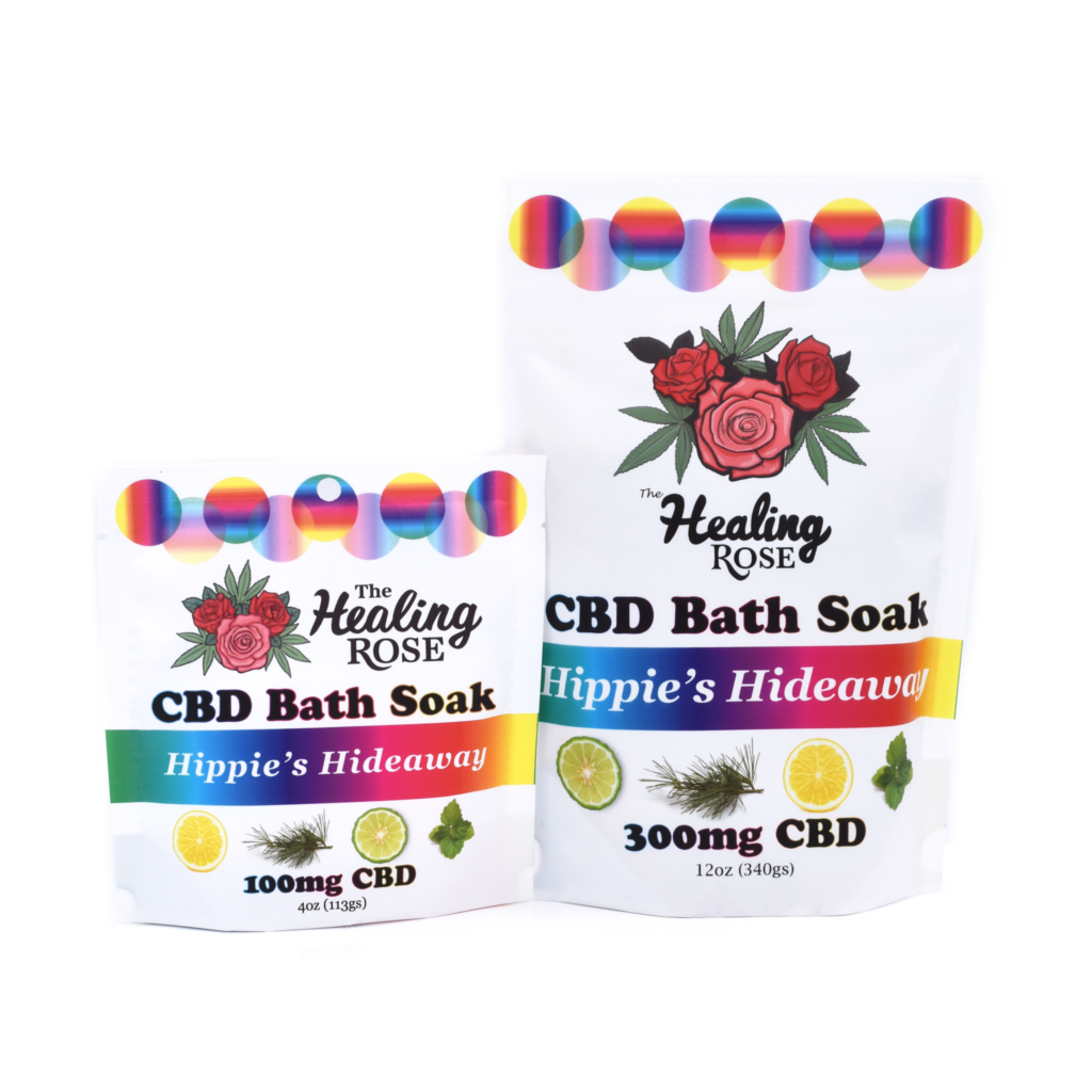 Photograph of product: 100mg Hippie's Hideaway CBD Bath Soak | TAX INCLUDED