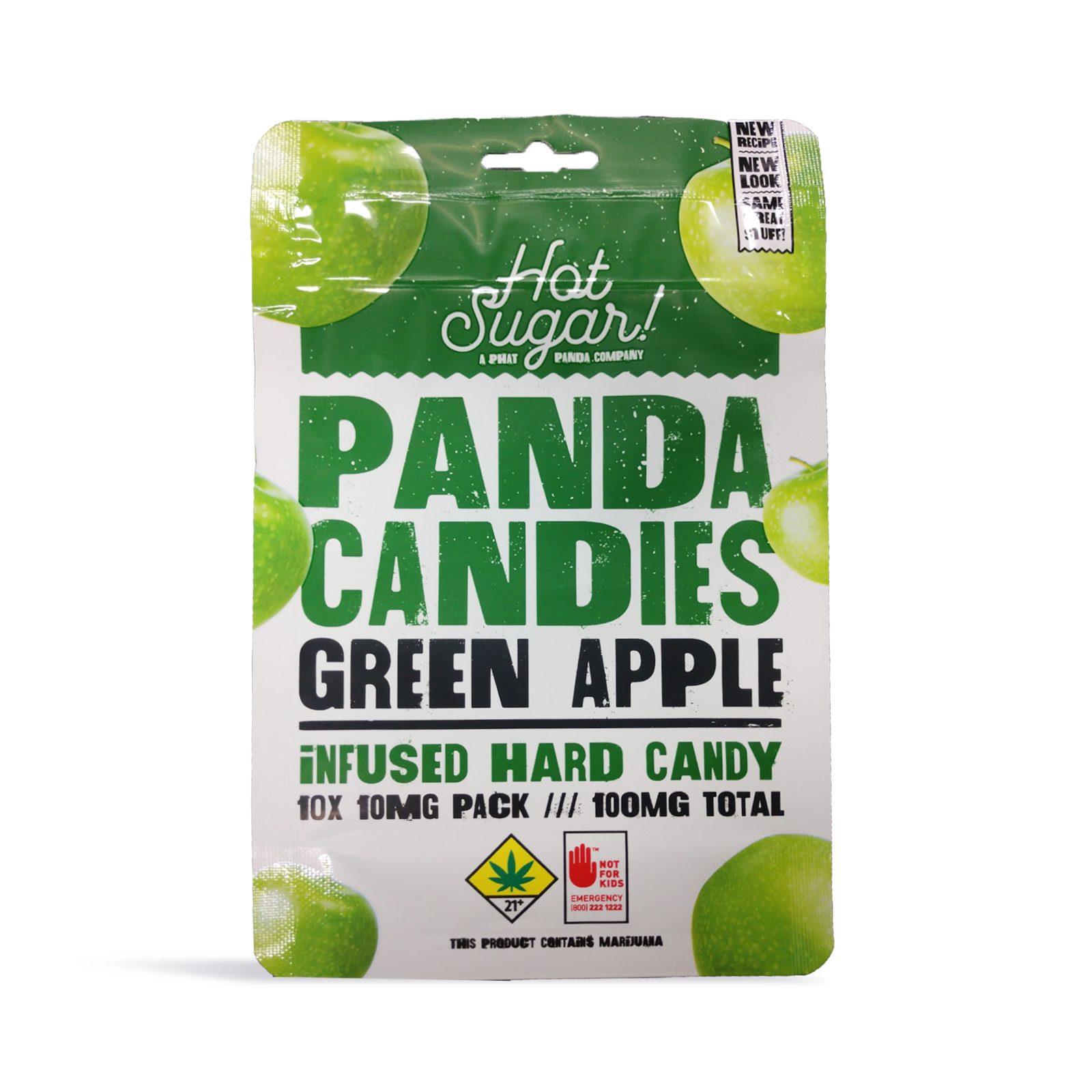 Photograph of product: Panda Candy - Green Apple 10pk