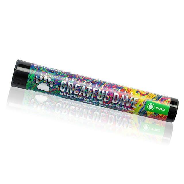 Photograph of product: Grateful Dave - Infused Pre-Roll 1G - 
