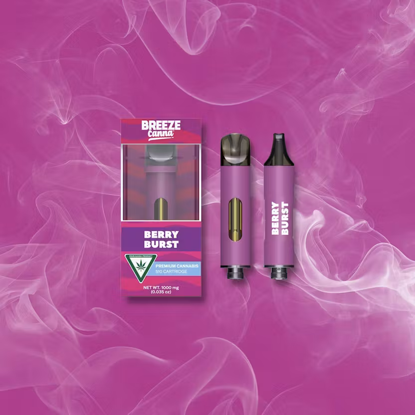 Photograph of product: Breeze | Berry Burst | 1g 510