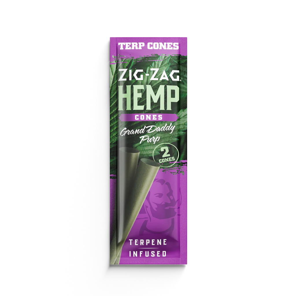 Photograph of product: Introducing Zig-Zag's Premium Terpene Infused Hemp Cones