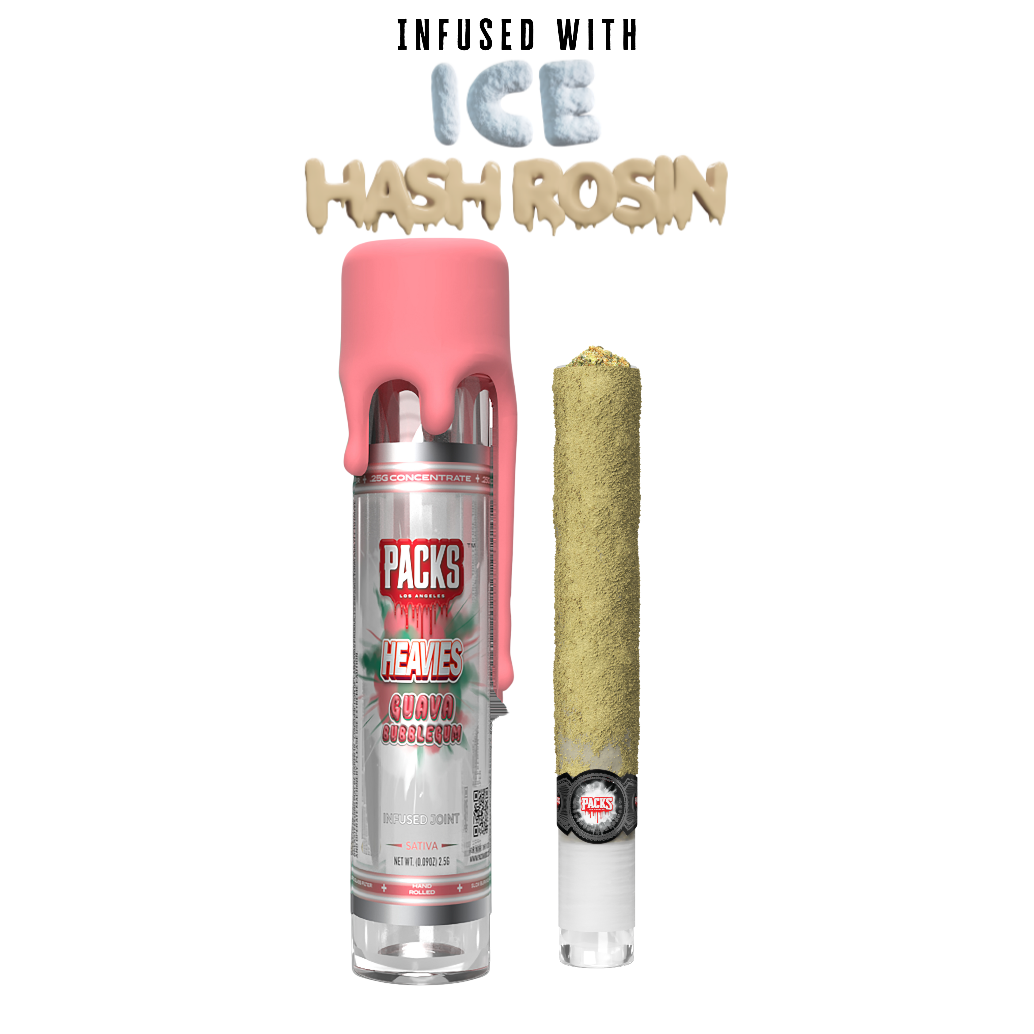 Photograph of product: Guava Bubblegum | 2.5G au chocolat Rosin Infused Preroll