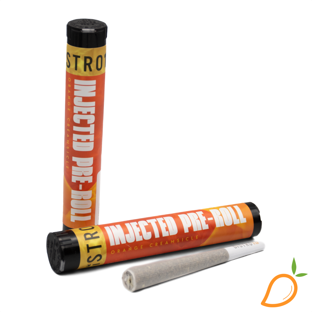 Photograph of product: 1.2g Orange Creamsicle Infused Preroll Distro 10
