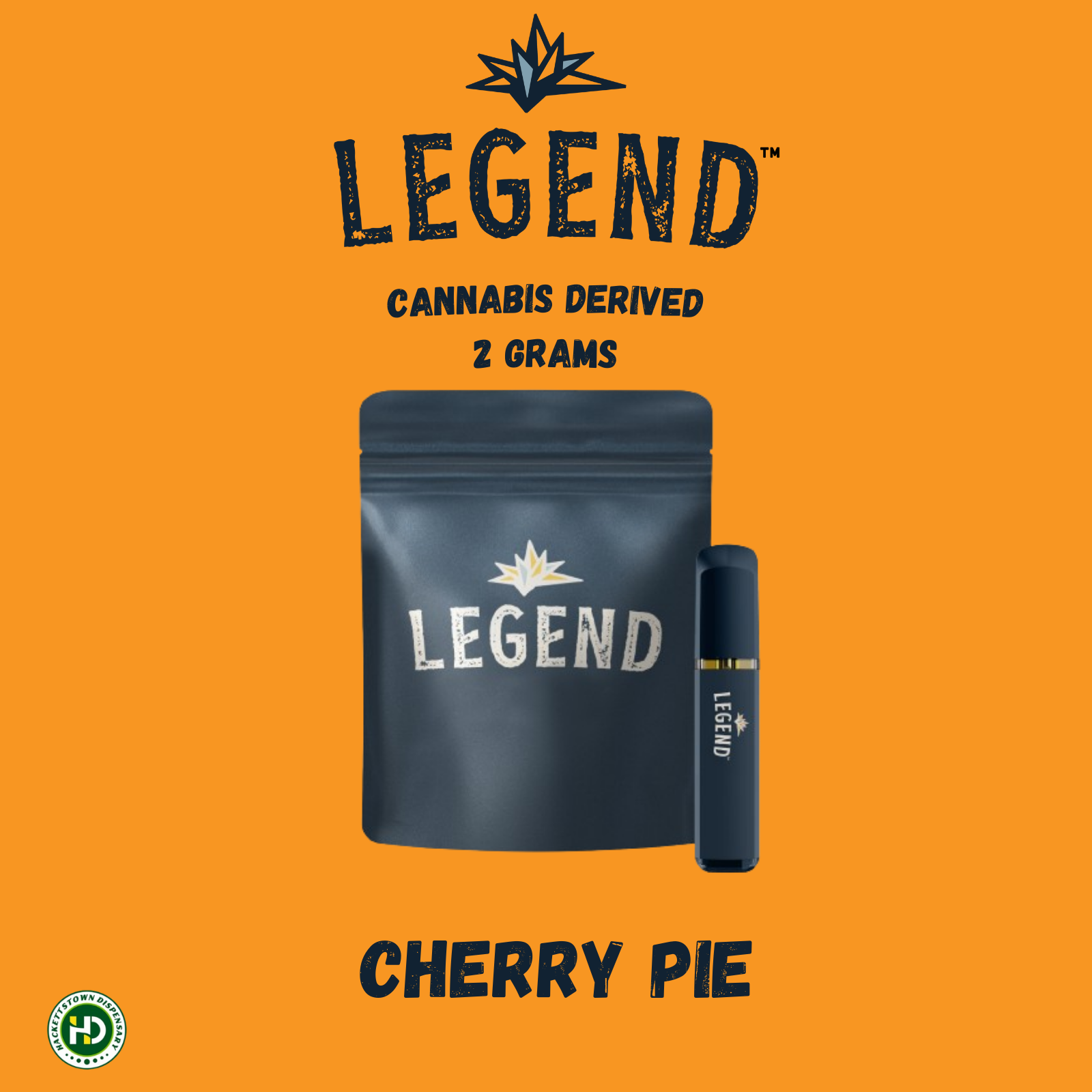 Photograph of product: Legend (CD) Disposable | Cherry Pie (Oui'd)