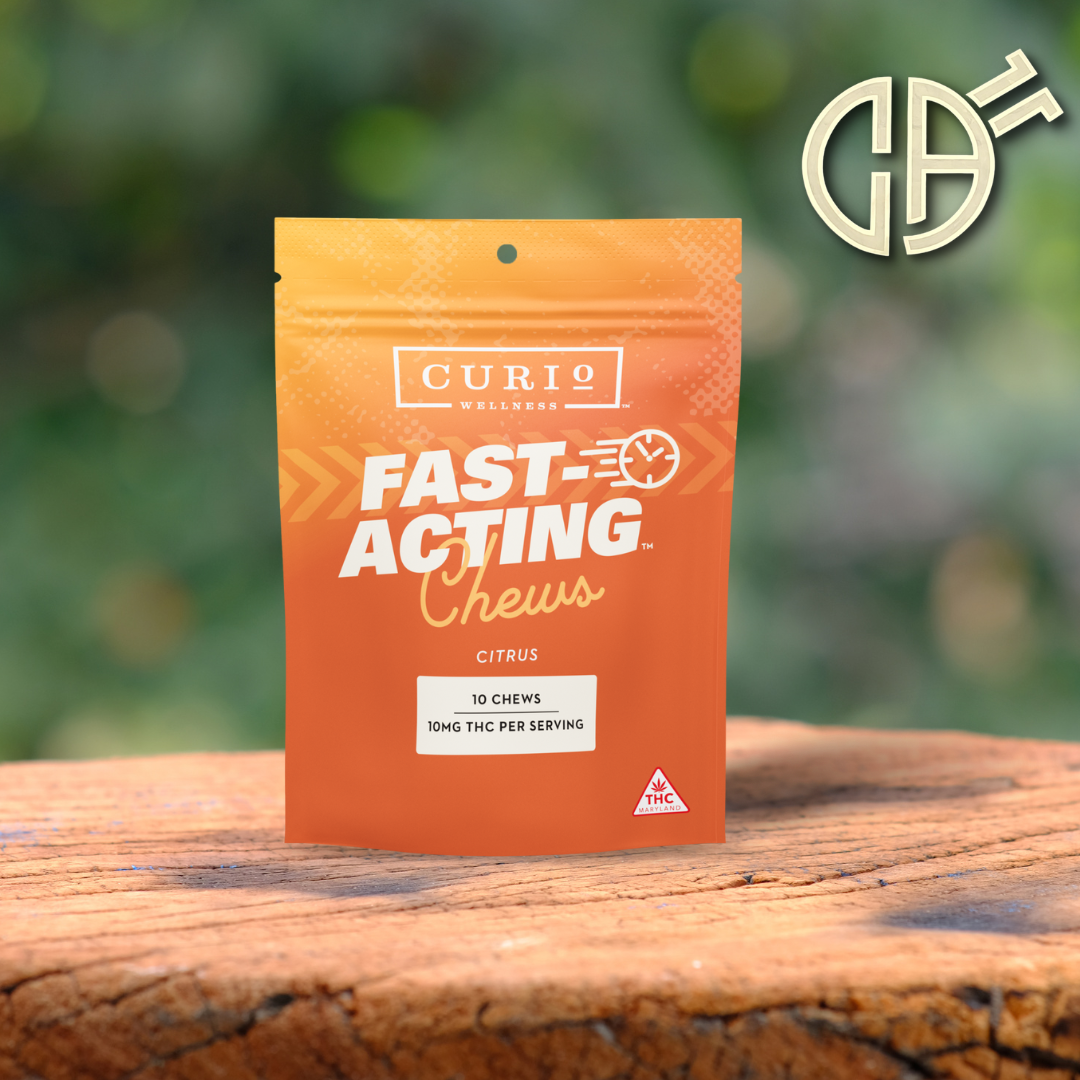 Photograph of product: Curio | Fast Acting "Citrus" Chews | 100mg