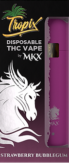 Photograph of Product: Strawberry Bubblegum - TropiX AIO Cart - 1g