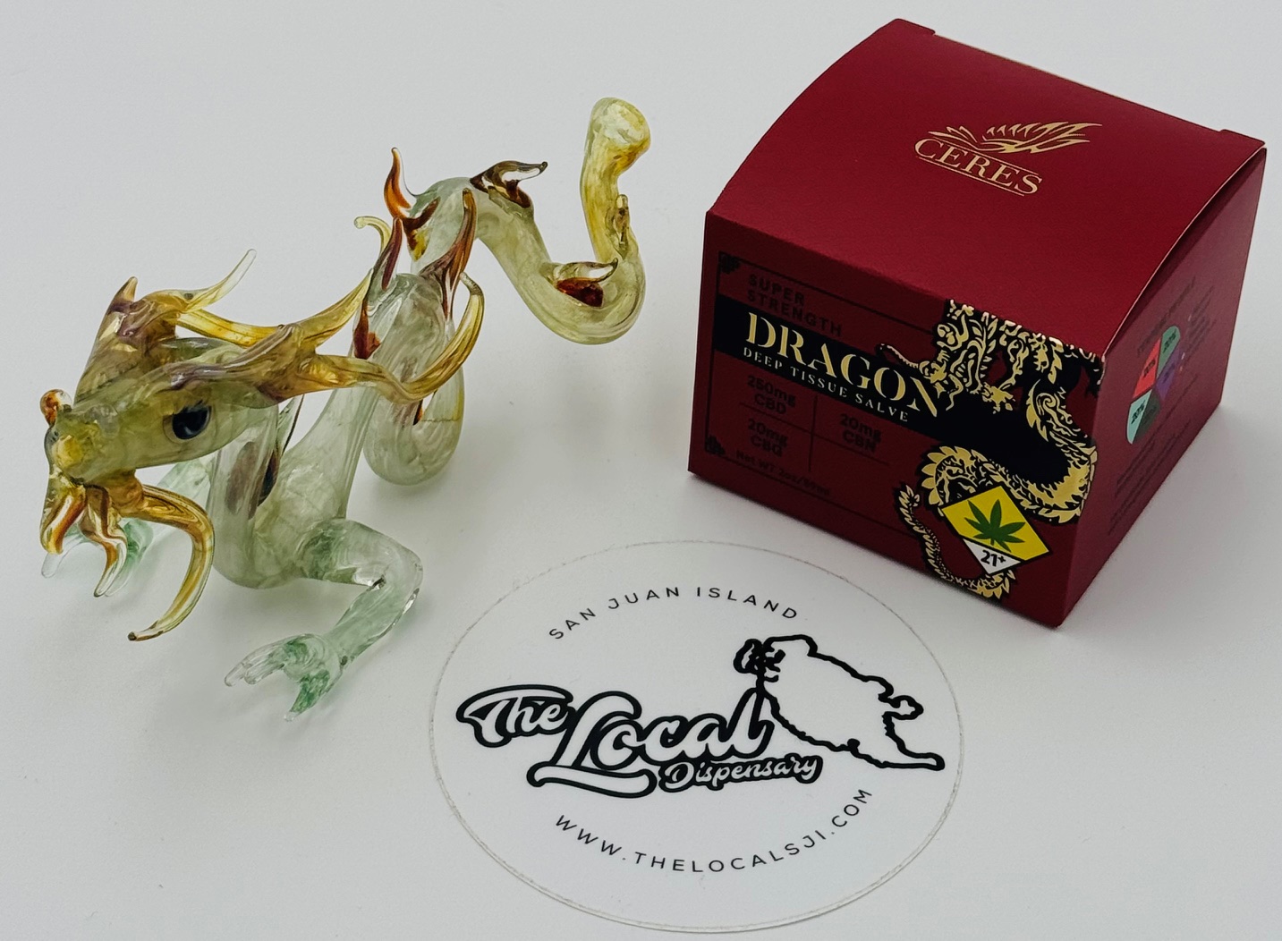 Photograph of Product: Dragon Balm CBD Jar 2oz