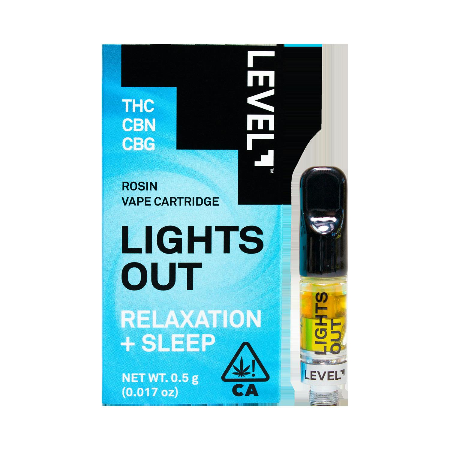 Photograph of product: Level Vape - Lights Out (.5g)