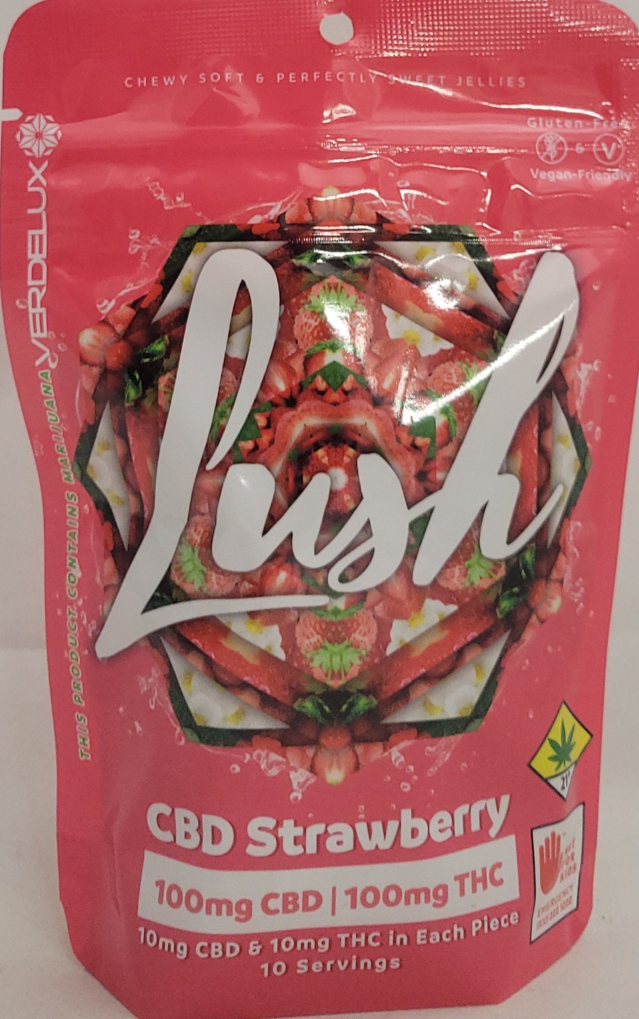 Photograph of product: Strawberry 1:1 CBD:TH-oui | 10 Pack *General Use Compliant*