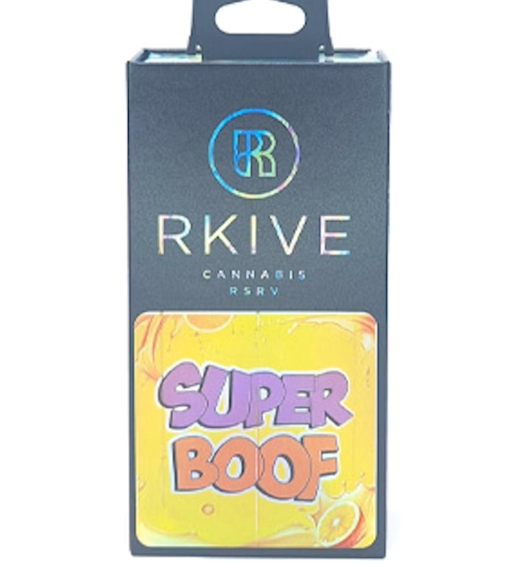 Photograph of Product: RKIVE | SUPER BOOF | HASH ROSIN DISPOSABLE