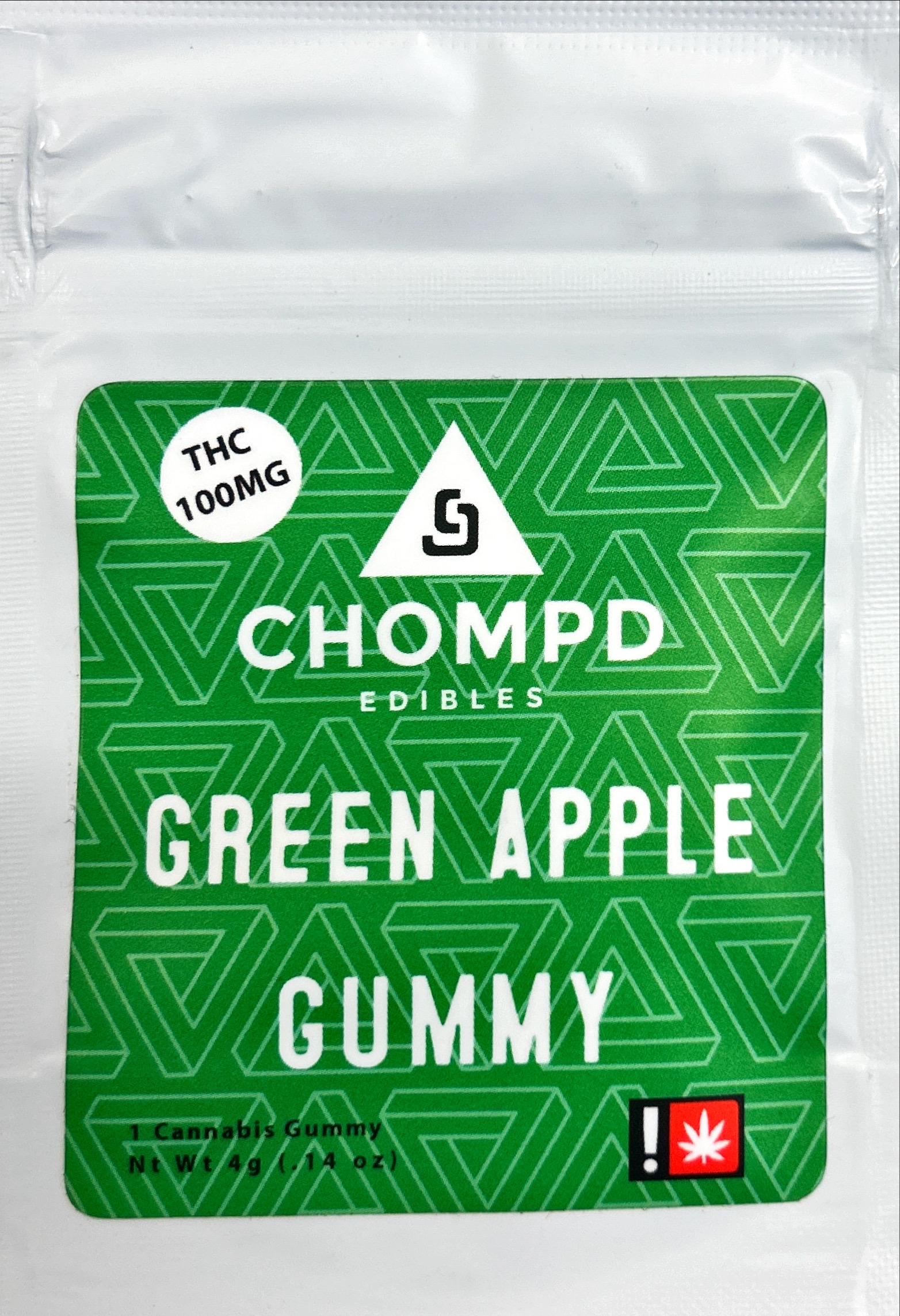Photograph of product: Gummy - Chomps  Green Apple 1pc (B) - GREEN LEAF SPECIAL