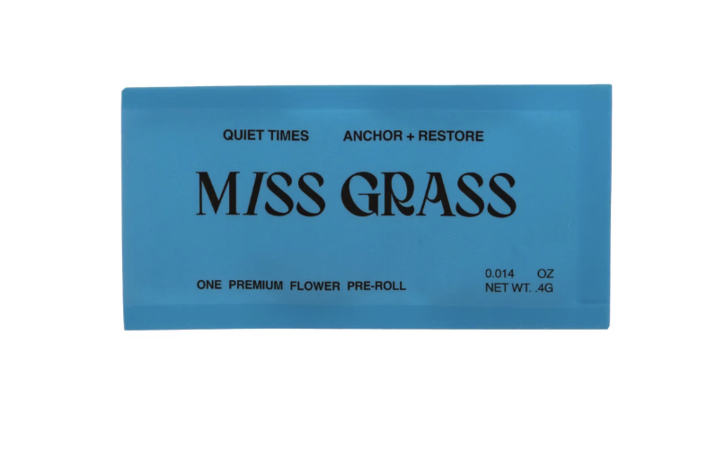 Photograph of product: Miss Grass Quiet Times 0.4g Single Preroll