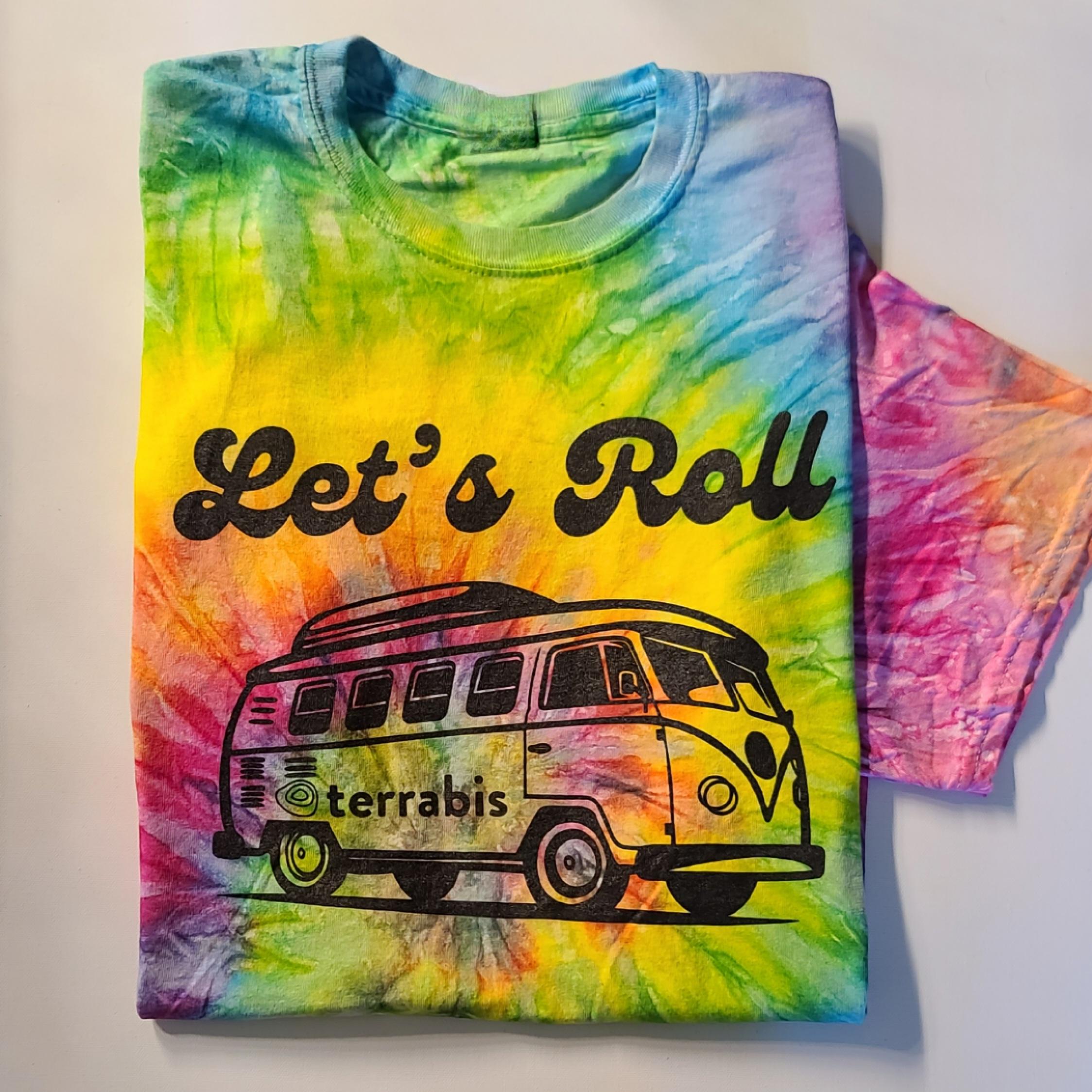 Photograph of product: Terrabis Tie Dye Bus Tee XL