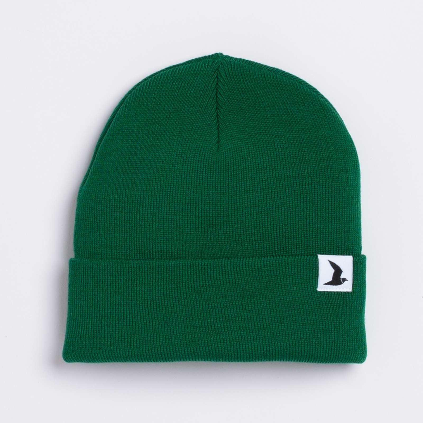 Photograph of product: Wool/Acrylic Beanie Hat (GREEN)