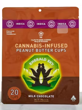 Photograph of product: EMERALD SKY- MILK CHOCOLATE - Oui'd  PB CUPS