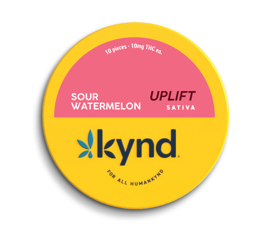 Photograph of product: KYND Sour Watermelon Gummies