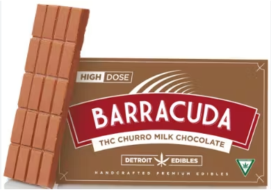 Photograph of product: Detroit Edibles - Churro Milk Chocolate Bar - 200mg