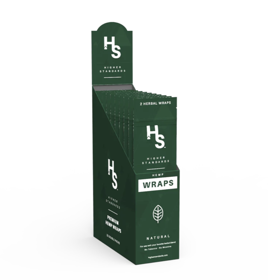 Photograph of product: Higher Standards - 2 Premium Hemp Wraps