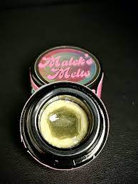 Photograph of product: Malek's Melts - Live Rosin Geode - Grape Pie