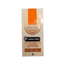 Photograph of product: Discos 10mg White Chocolate with Cookies & Cream - 100mg