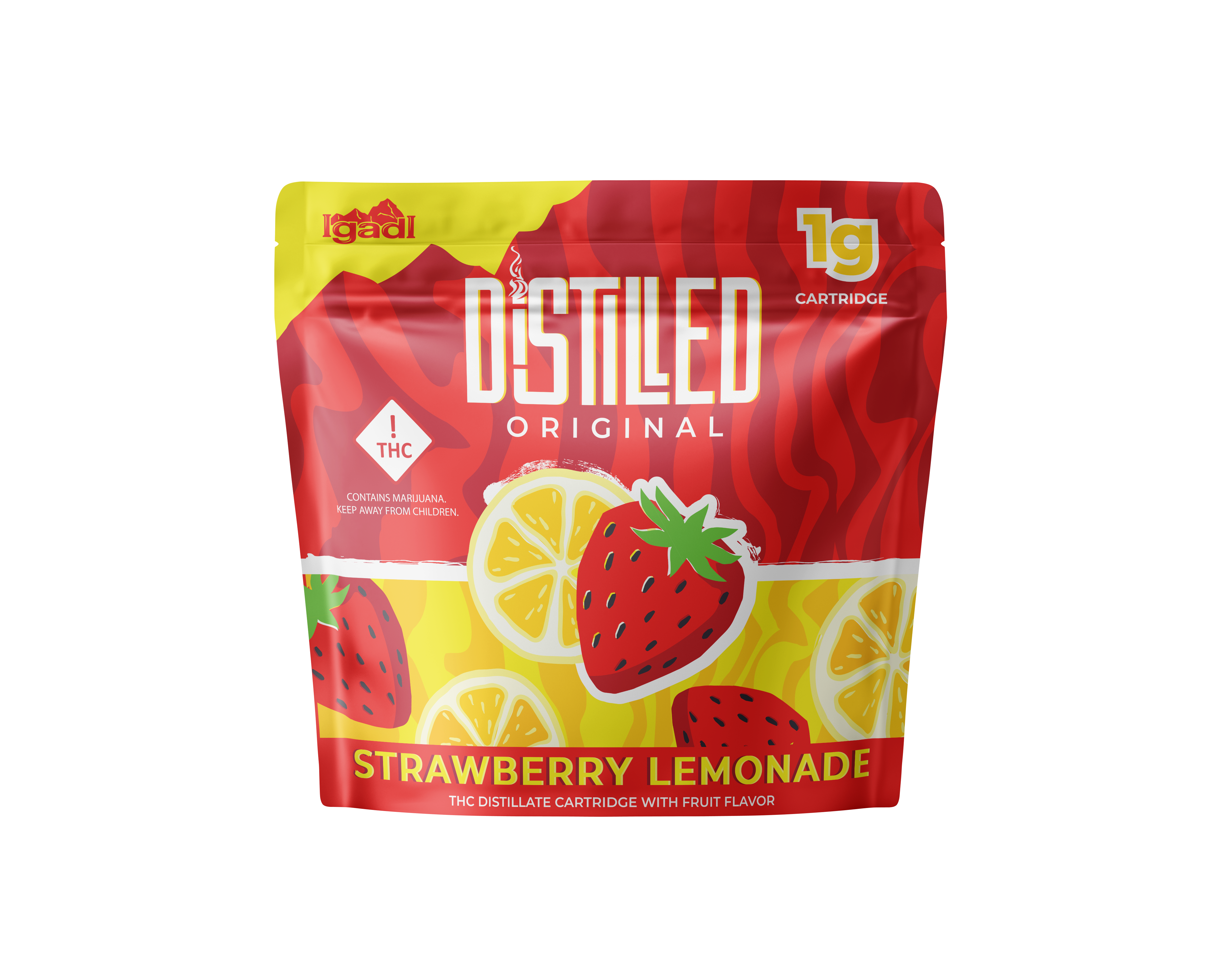 Photograph of product: IgadI | Distilled 2g Original Cartridge | Strawberry Lemonade