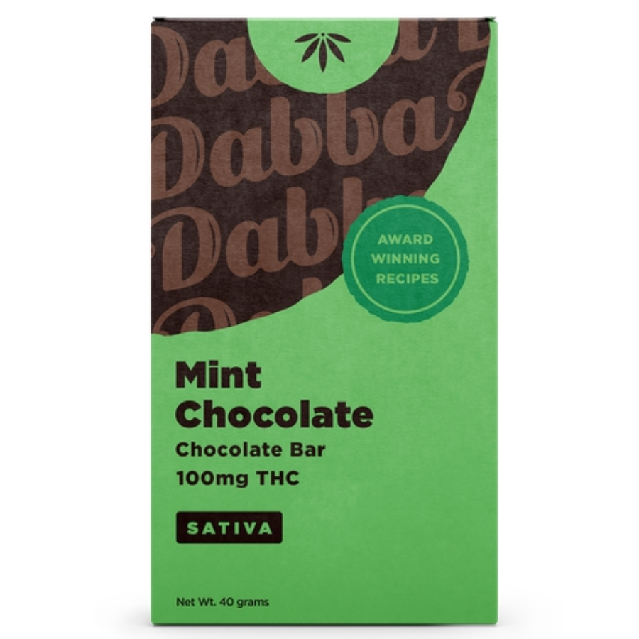 Photograph of product: 100mg Chocolate | Dabba - | (S) Mint