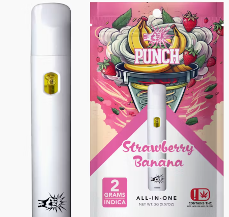 Photograph of product: Strawberry Banana AIO - Dispo-2g