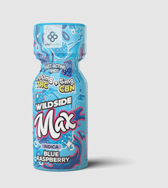 Photograph of product: Green Revolution - Wild Side - Blue Raspberry MAX Chill [100mg] - Edible