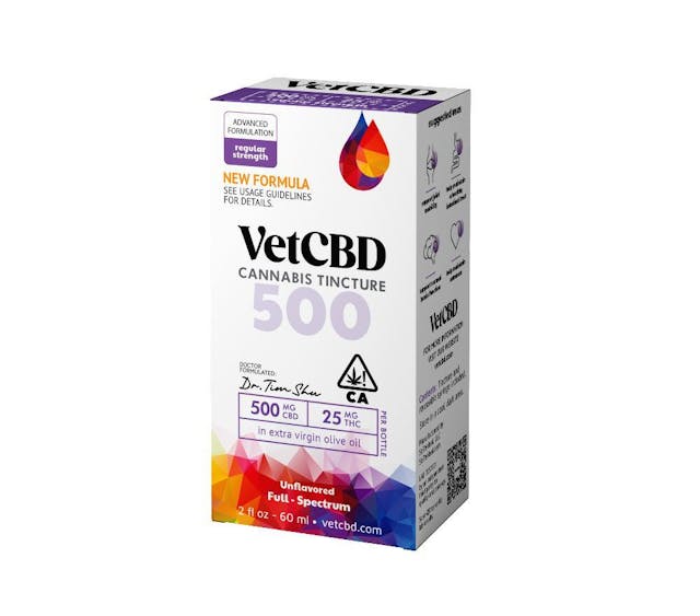 Photograph of product: Vet CBD Extra Strength 500CBD:50TH-oui (60ml) - 