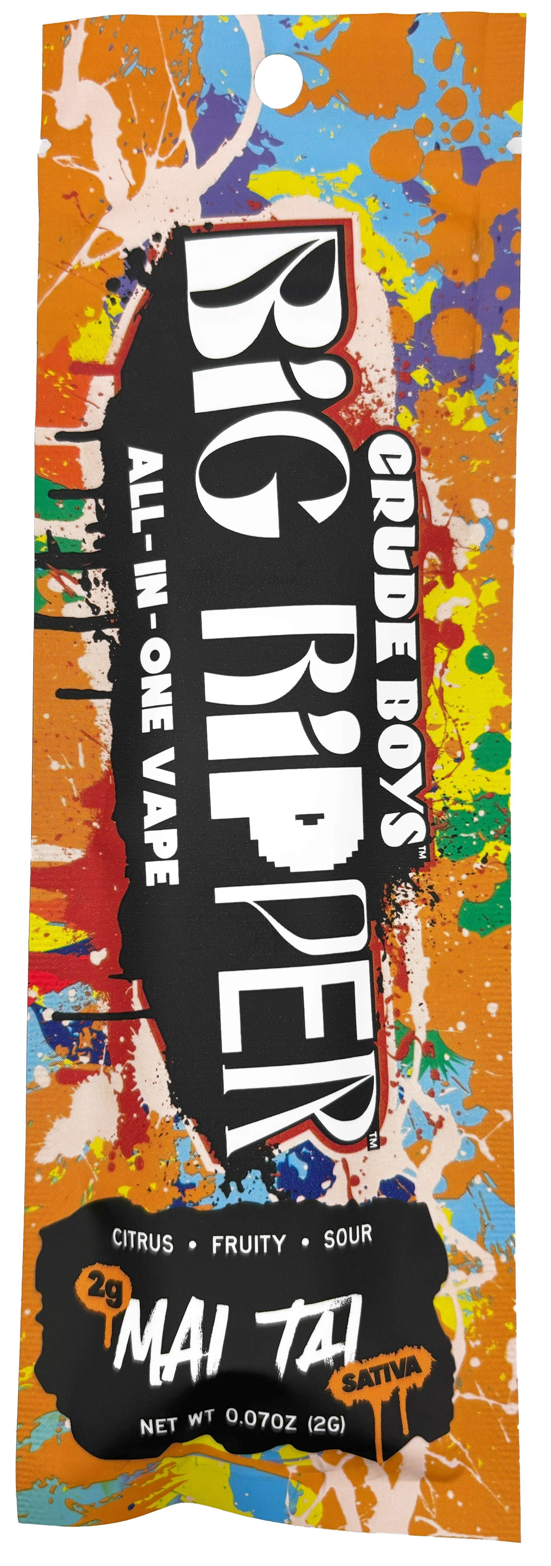 Photograph of product: Crude Boys | Mai Tai | Disposable Distillate Cartridge