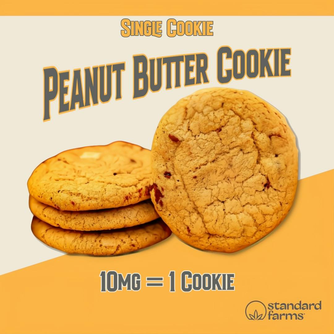 Photograph of product: Peanut Butter Cookies 10mg | 1pk - 