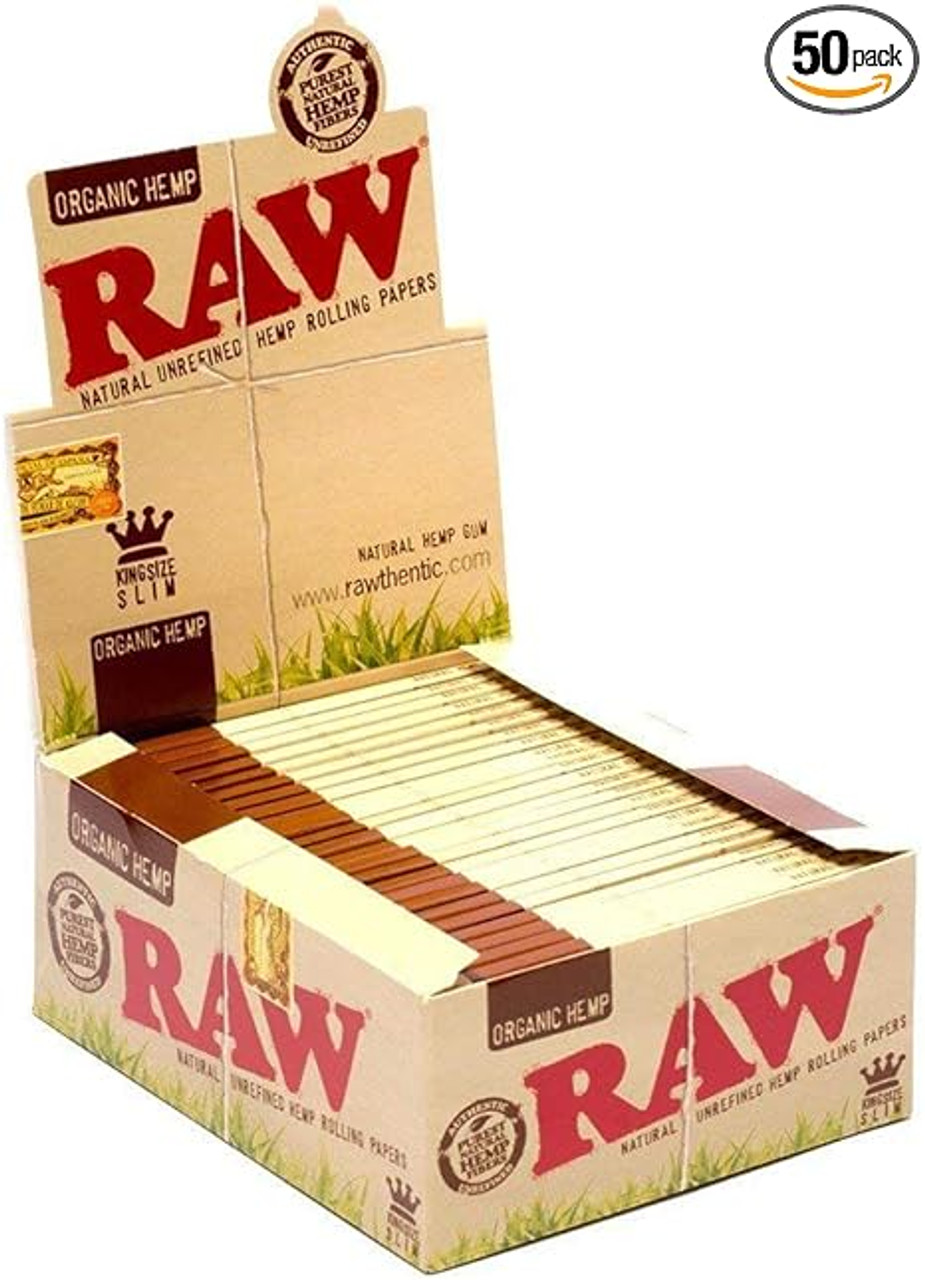 Photograph of product: RAW - Organic Hemp Papers, King Size Slim