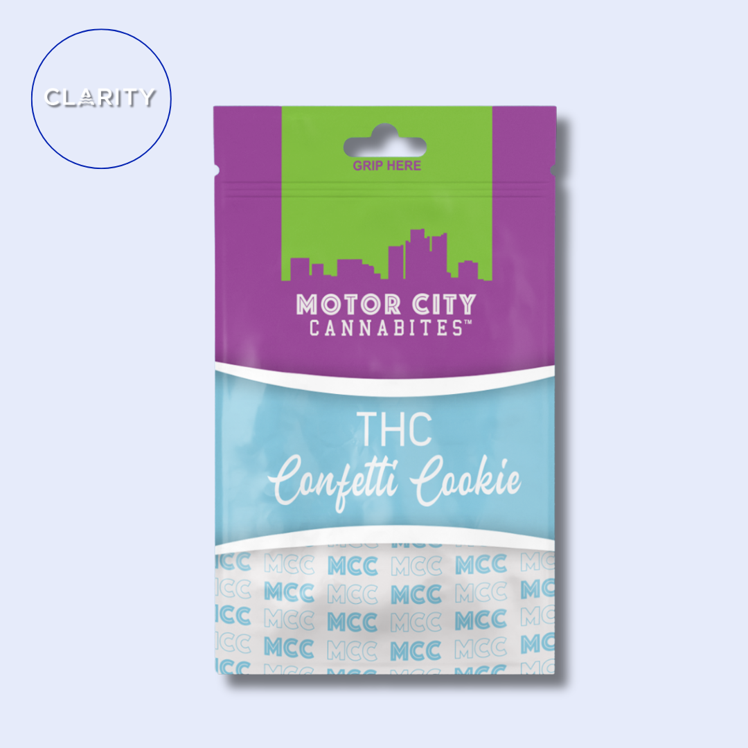 Photograph of product: Motor City Cannabites | 200mg Cookie | Confetti