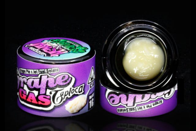 Photograph of product: Grape Gas Tapioca Live Rosin 1g - 