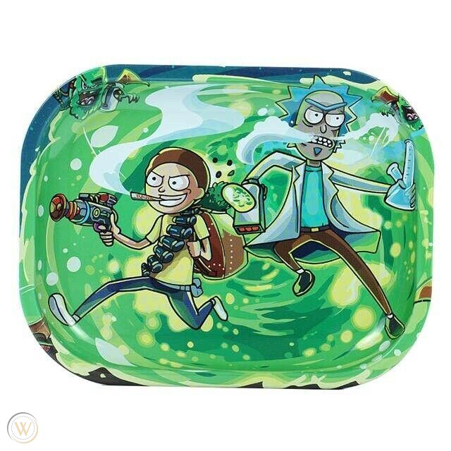 Photograph of product: Small Rick and Morty Rolling Tray