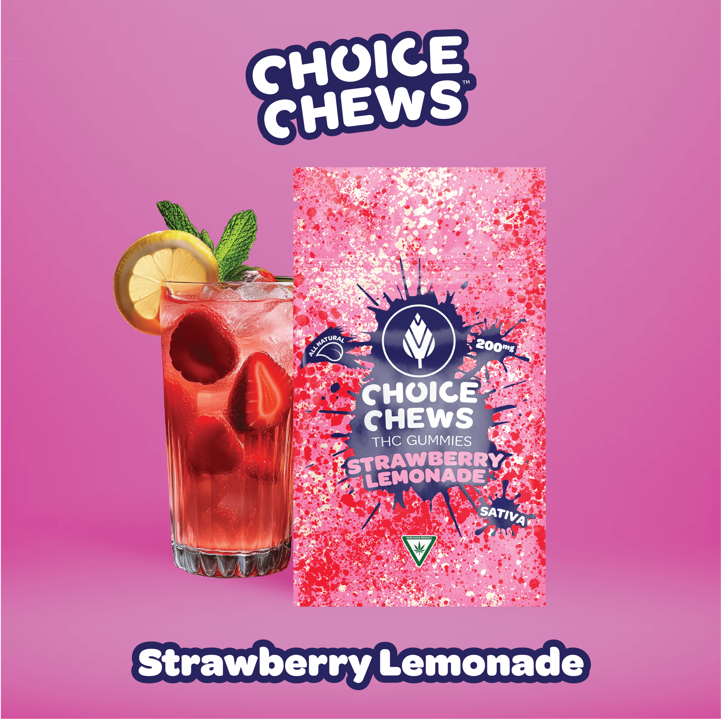 Photograph of product: Strawberry Daiquiri Gummies