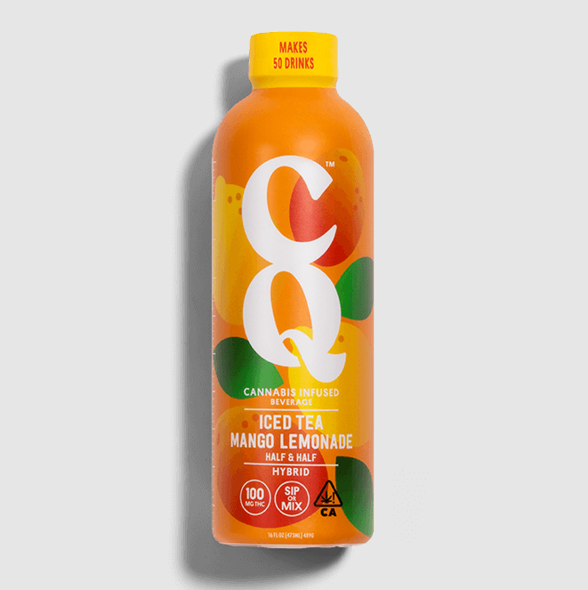 Photograph of product: CQ - Iced Tea + Mango Lemonade Drink (H) 16oz 100mg