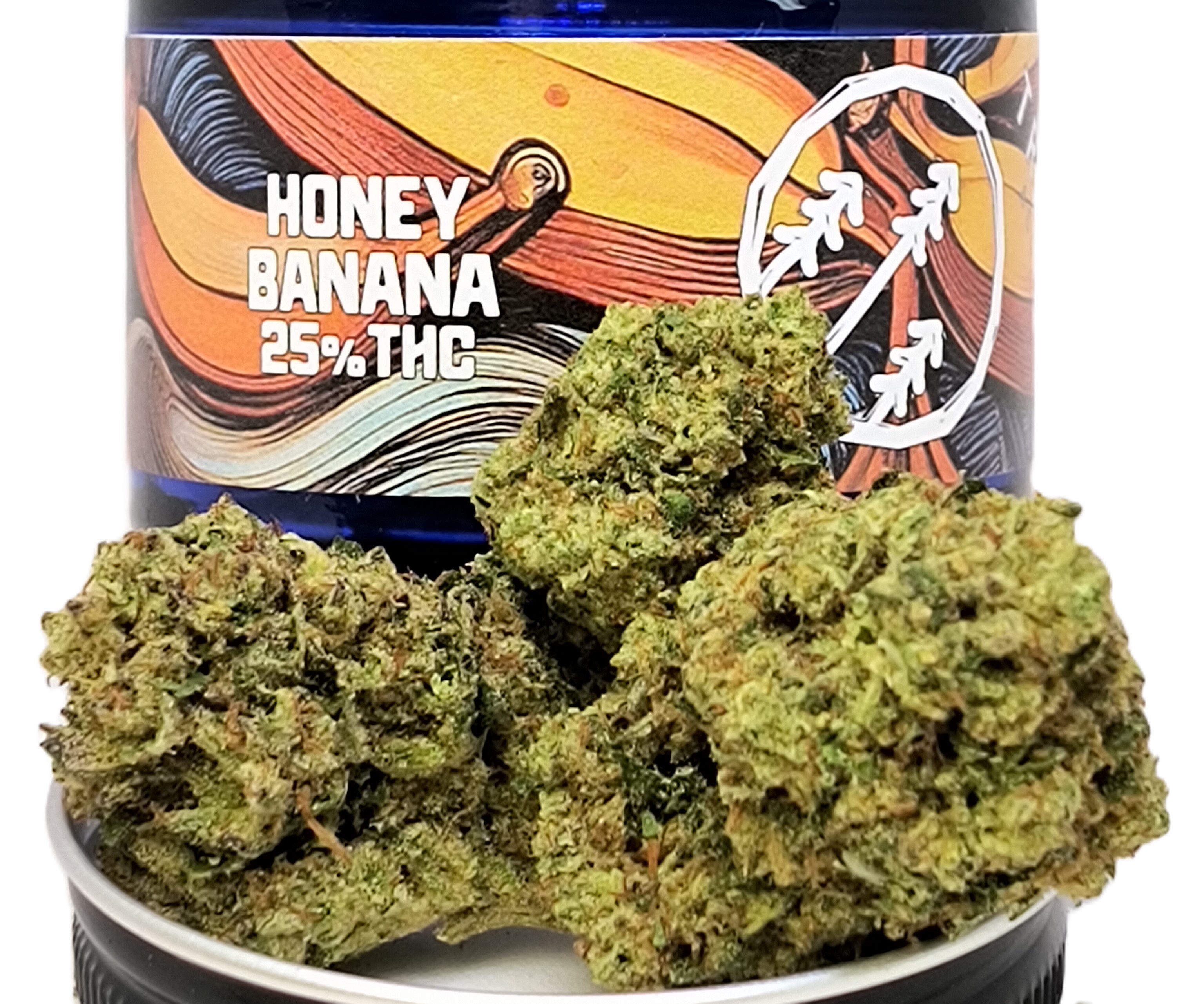 Photograph of product: Honey Banana Jar | Treetop Alliance - 4g