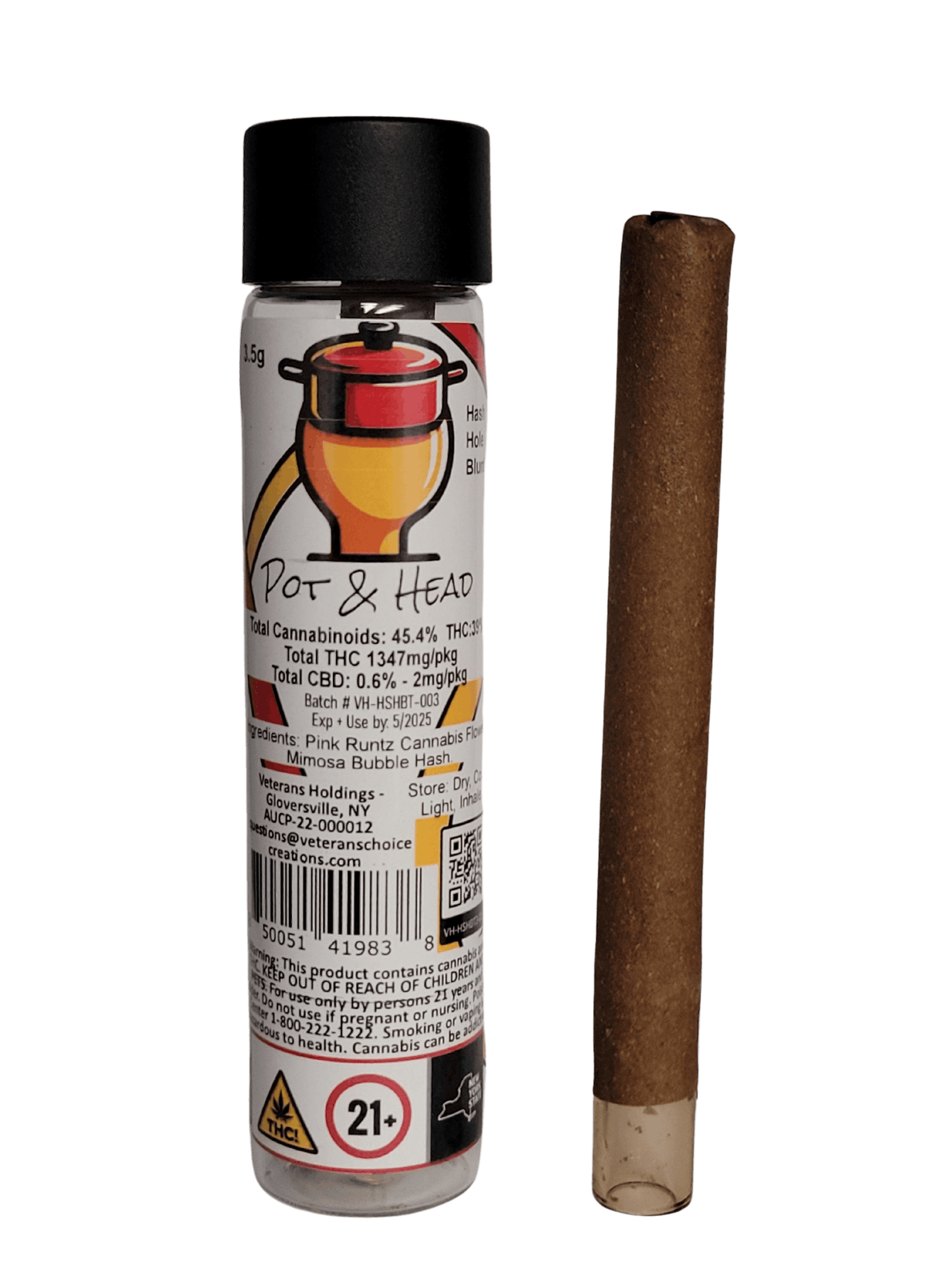 Photograph of Product: Pot & Head |  Hella Jelly | Pre-Roll Blunt | 3.5g | Sativa