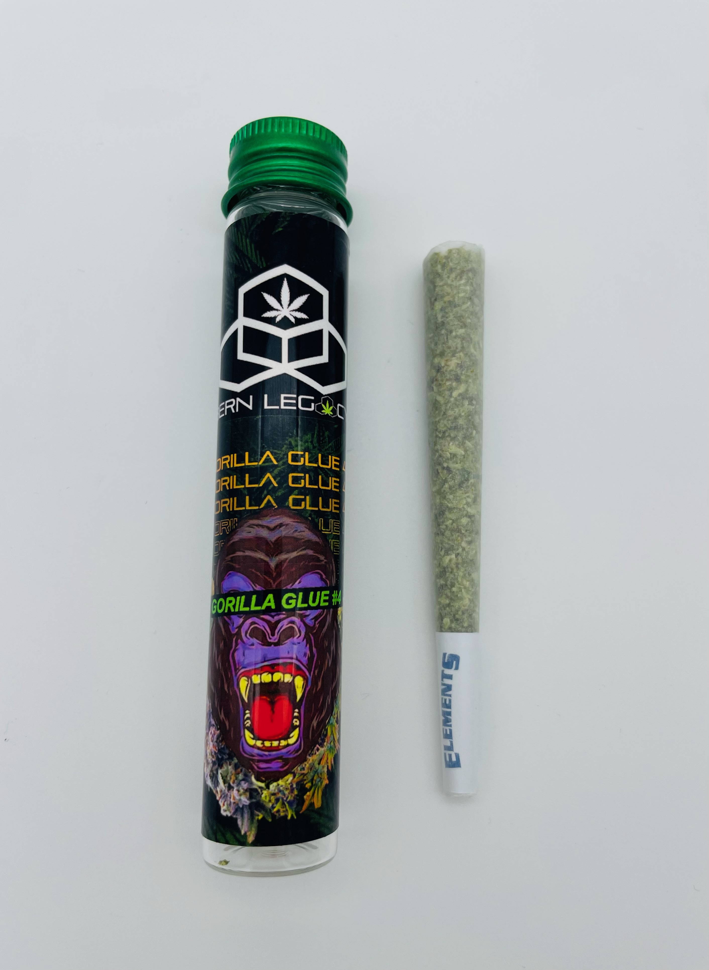 Photograph of Product: Bern Legacy | Gorilla Glue #4 | Pre-Roll | 1g | 24.67% THC