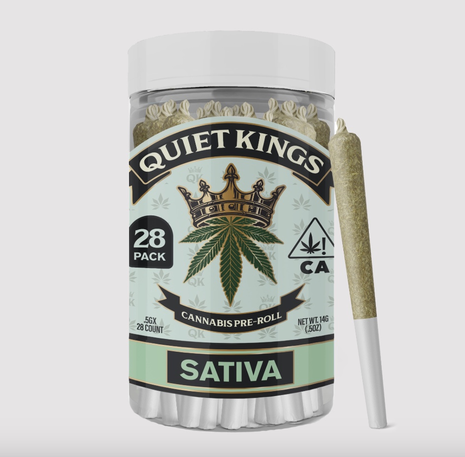 Photograph of product: Quiet Kings - Pre Roll - Lemon Zest - 14 pk